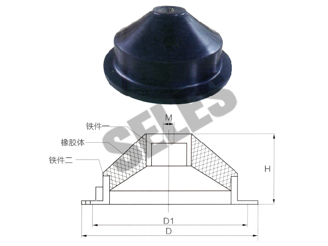 JG型橡胶减振器